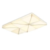 Philips Yuetian LED ceiling lamp, rectangular six-grid 105w, intelligent remote control setting dimming, modern and simple bedroom, study and living room lighting details Picture